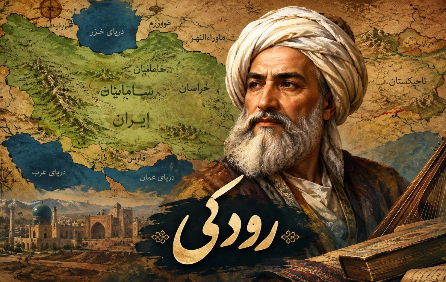 رودکی؛ شاعری که فارسی را به زبان شعر جهانی تبدیل کرد